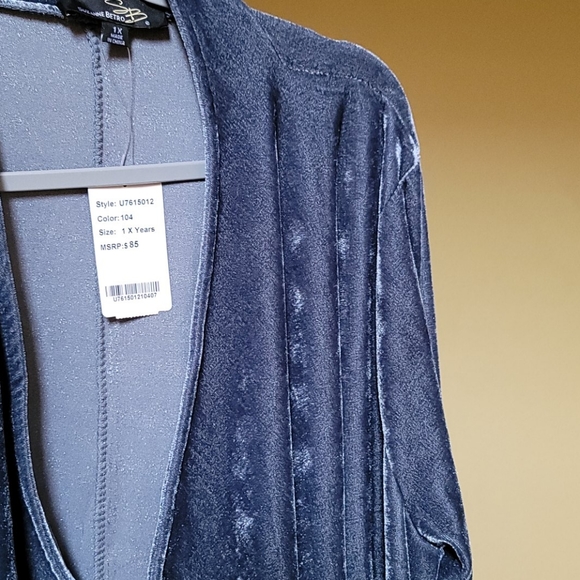 Suzanne Betro Trench Open Front Lapel Overcoat - Picture 5 of 6